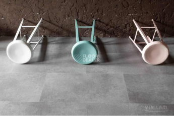 Кварцвиниловые полы Ceramo Vinilam Stone 8 мм 61609 Цемент фото 1 | FLOORDEALER